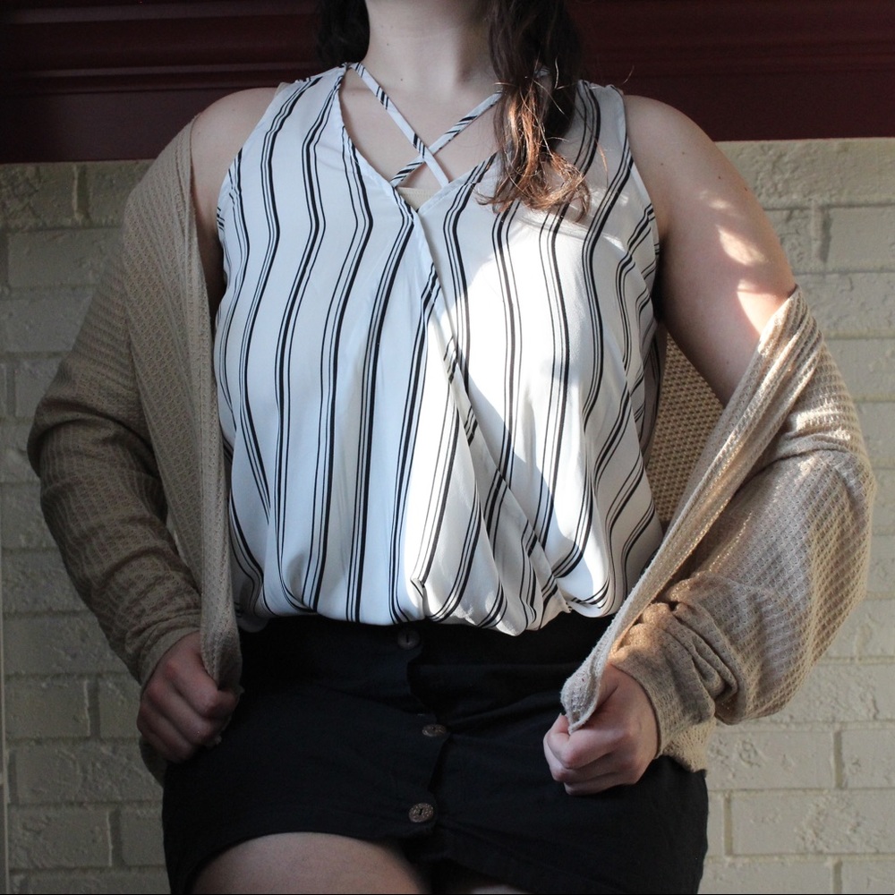 Grayson Thread Black and White Tank Top